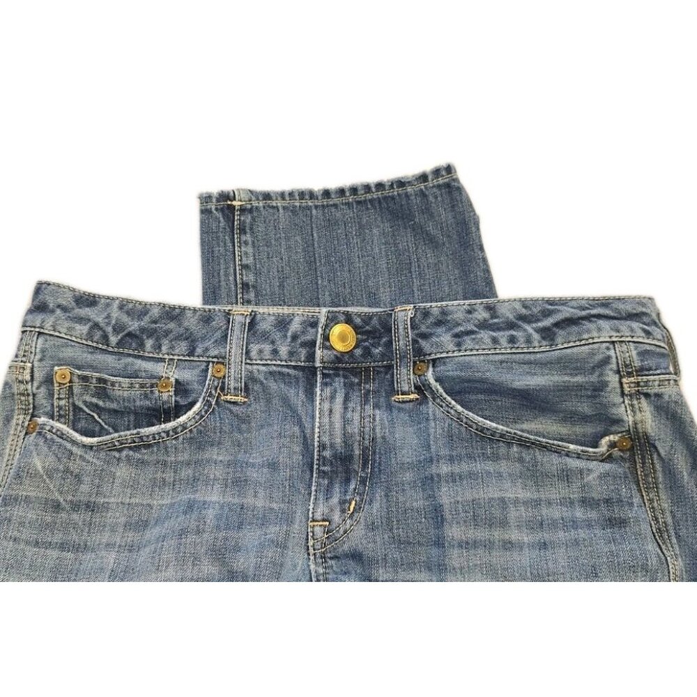 American Eagle Women's Size 8 Blue Boy Fit Jeans 28X26 - Picture 2 of 7